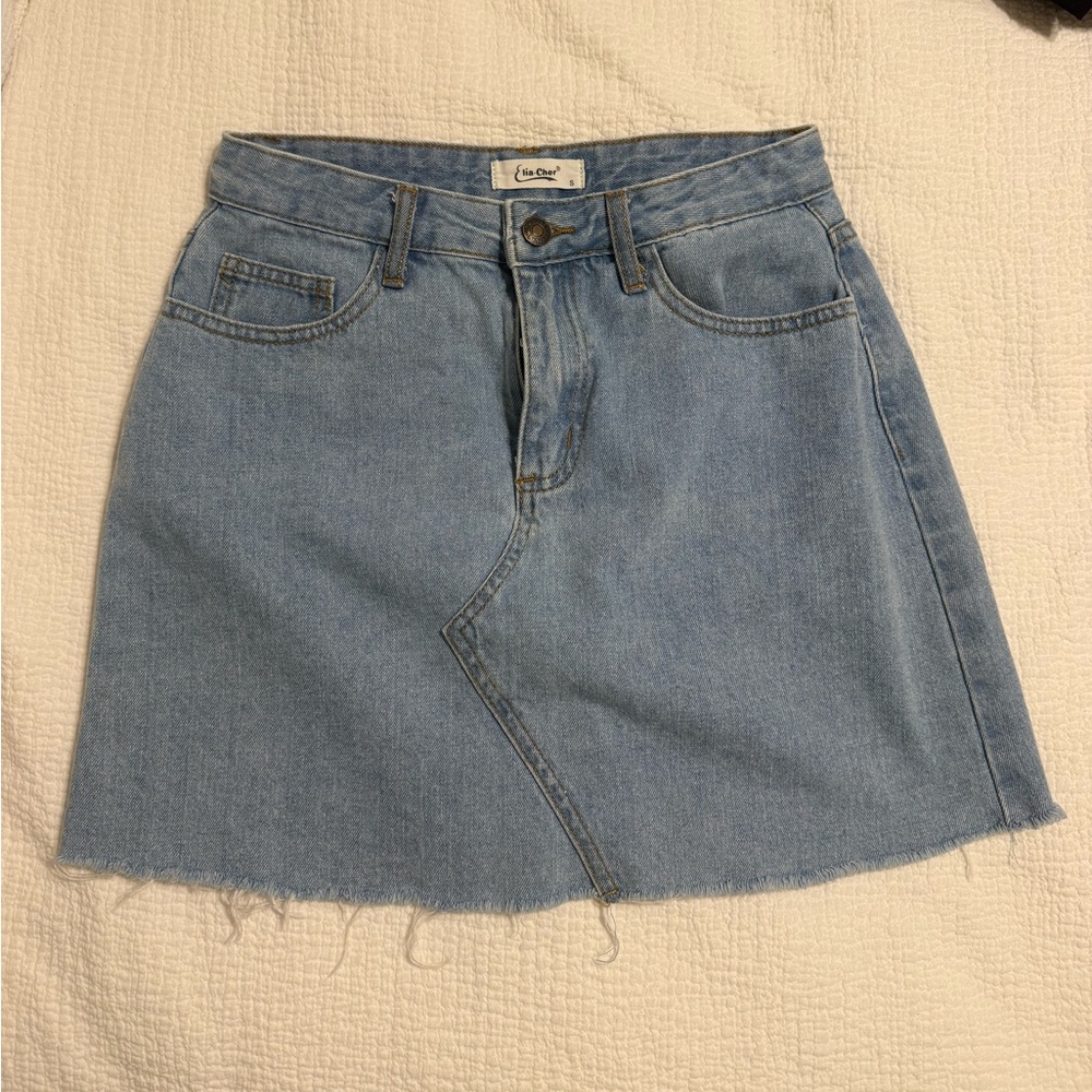 Denim skirt